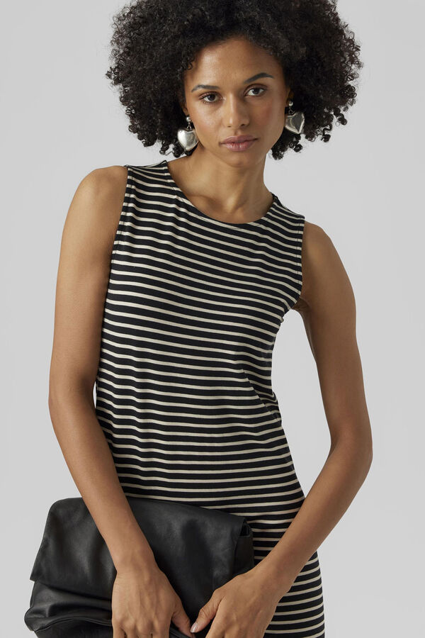 Vero Moda Tencel midi dress  Black