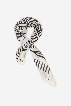 Cortefiel Pa&ntilde;uelo satinado geom&eacute;trico