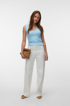 Vero Moda Pantal&oacute;n ancho denim