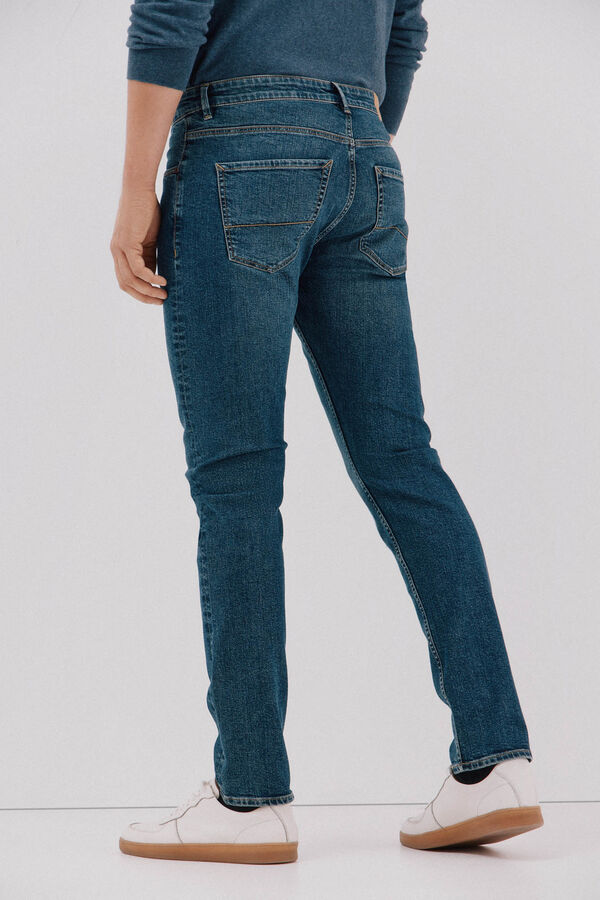 Cortefiel Pantal&oacute;n vaquero slim fit Blue