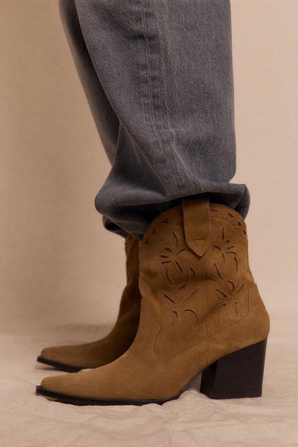 Slowlove Bota de croute de Botins Castanho