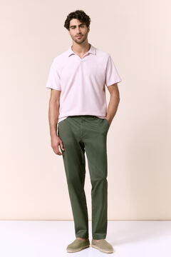 OOTO Polo piqu&eacute; gola em V