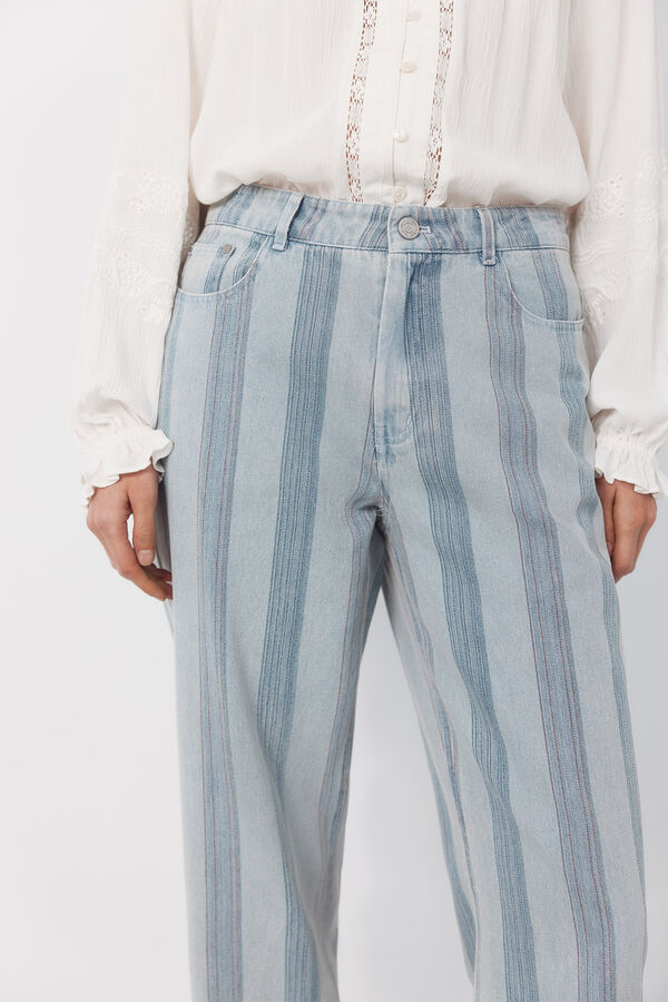 Cortefiel Jeans rayas Recto Azul oscuro