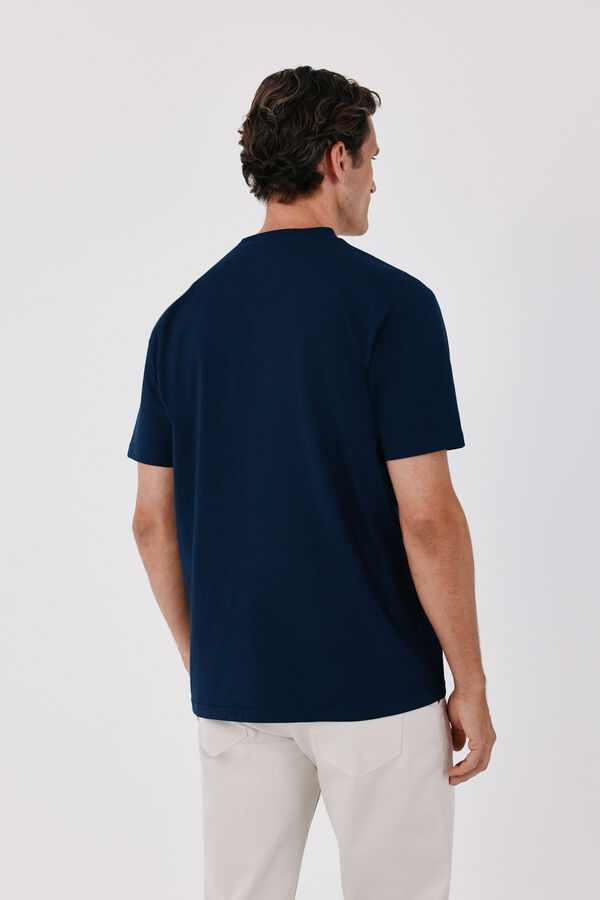 Cortefiel T-shirt refinada Azul