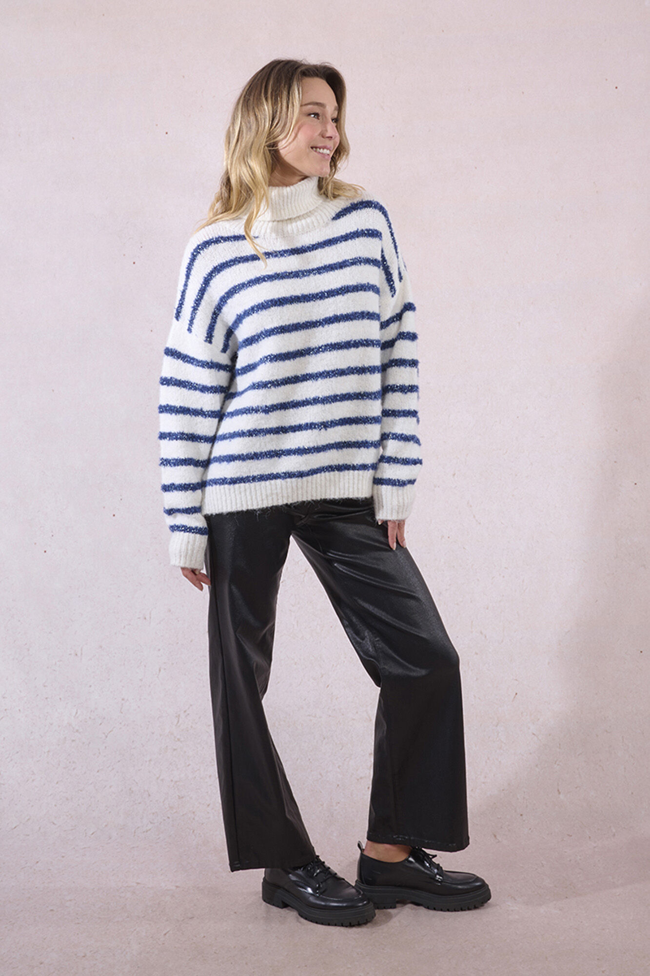 Molly Bracken Camisola estampado riscas de manga comprida