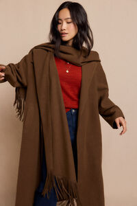 Slowlove Sobretudo cachecol