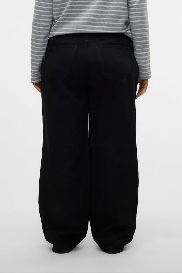 Vero Moda Curve Vaquero ancho talla grande Negro