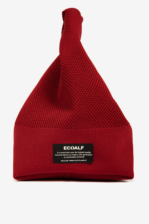 Ecoalf Bolso de hombro mini Tika Granate