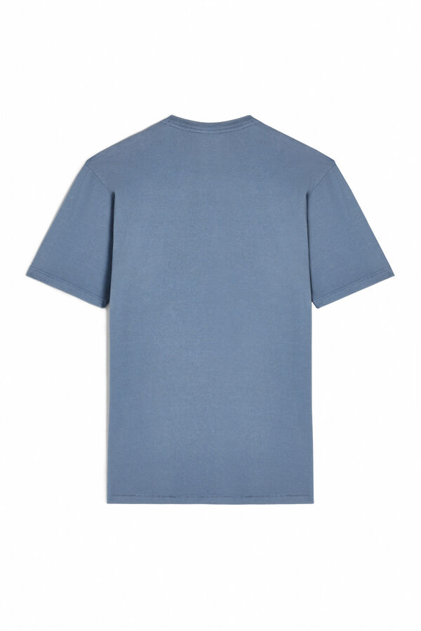 Cortefiel Camiseta gráfica logo OOTO Blue
