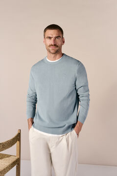 OOTO Jersey cuello redondo algod&oacute;n lavado