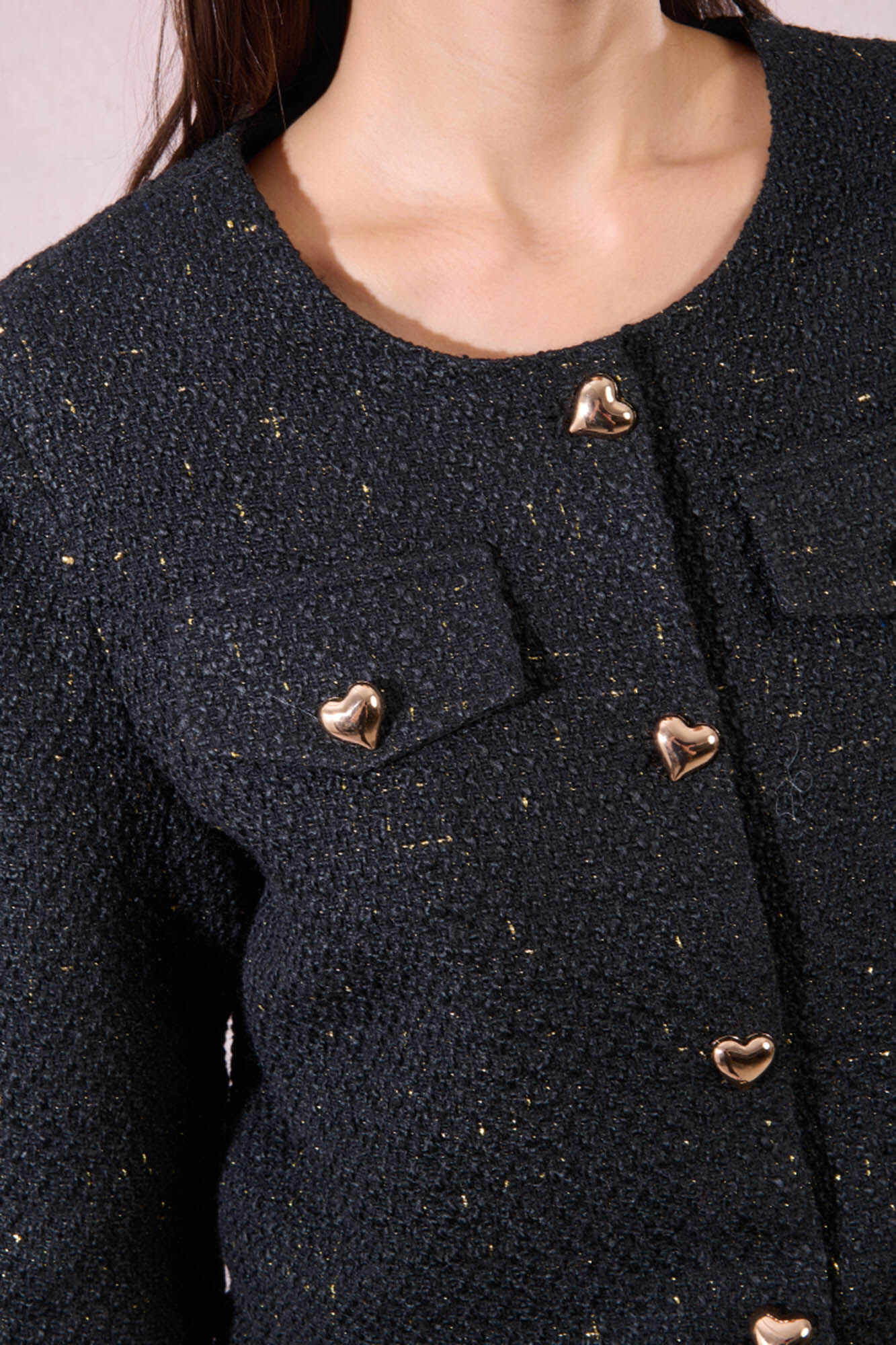 Molly Bracken Chaqueta de manga larga detalle corazones