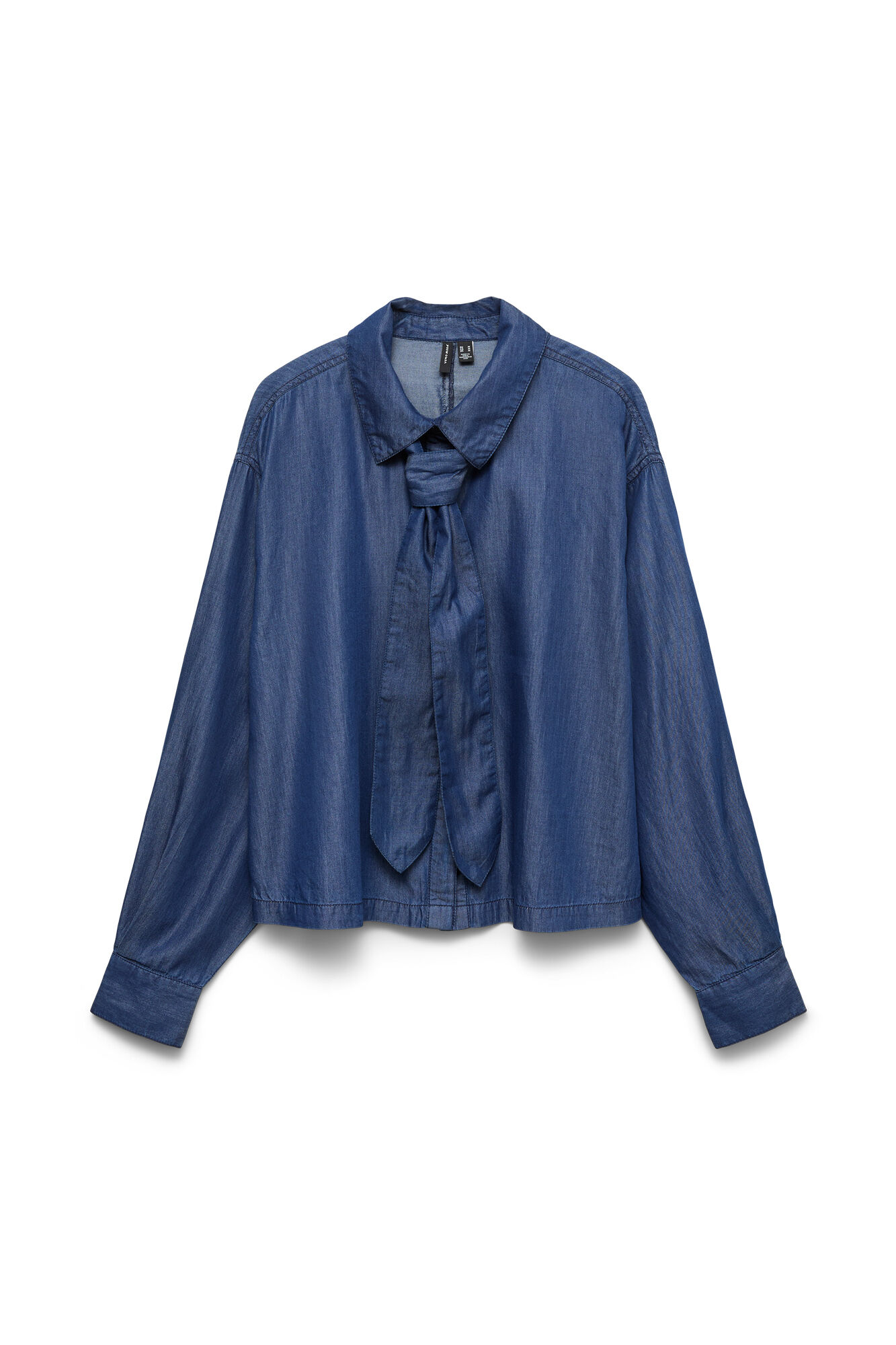 Vero Moda Camisa vaquera ligera con lazo
