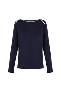 Cortefiel Camiseta cuello barco contraste