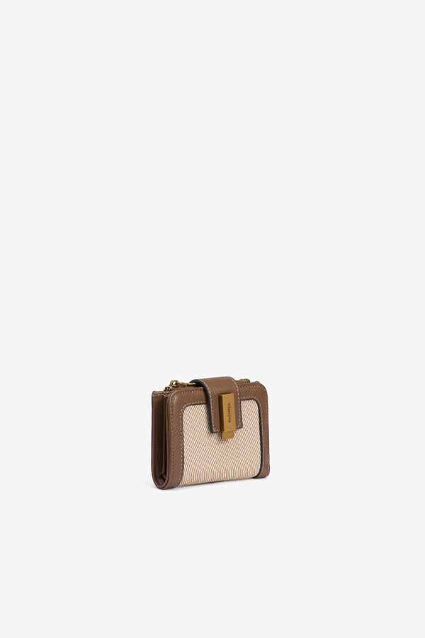 Vilanova Canvas effect wallet Beige