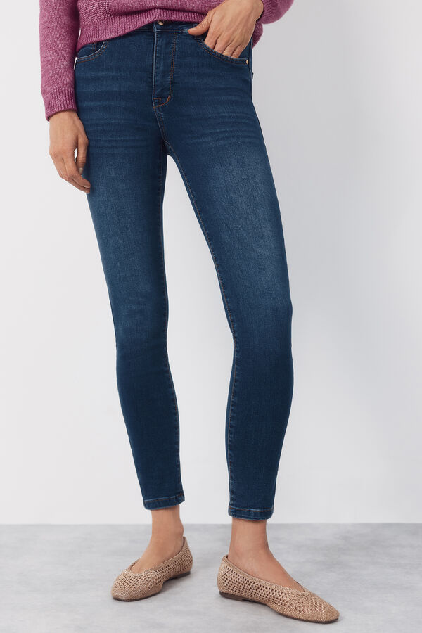 Cortefiel Jeans Sensational Pitillo Azul