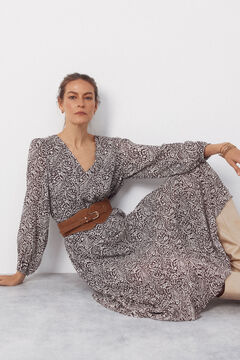 Cortefiel Vestido estampado