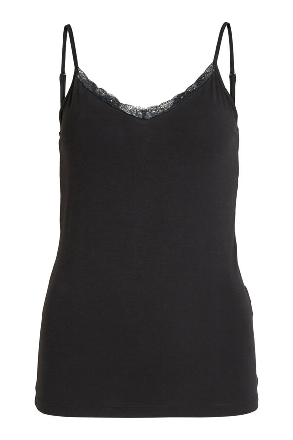 Vila Camiseta de tirantes Negro