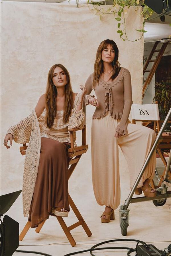 Slowlove Falda de tul el&aacute;stico Marr&oacute;n oscuro