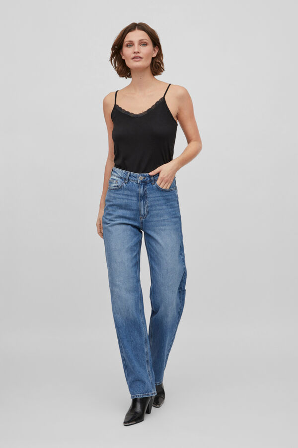 Vila Camiseta de tirantes Negro