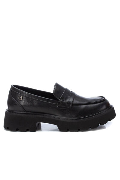 Cortefiel Sapato tipo mocassim sintético feminino Preto