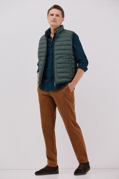 Cortefiel Camisa franela espiga