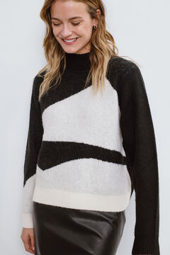 Vila Jersey de punto color block