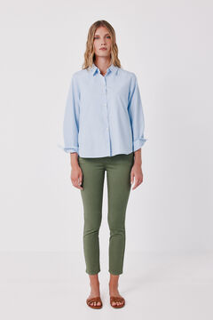 Cortefiel Jeans Pitillo Crop Color