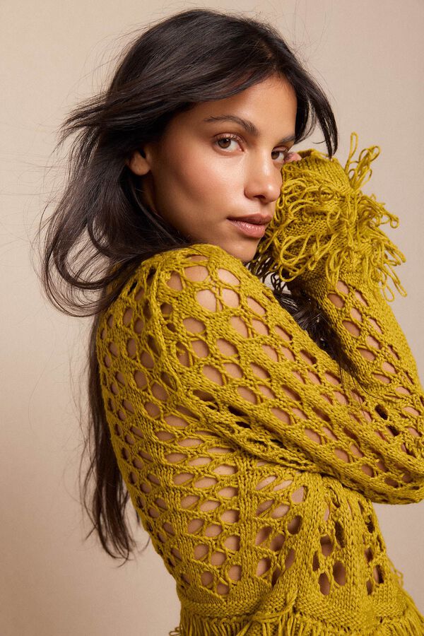 Slowlove Jersey lima flecos Verde