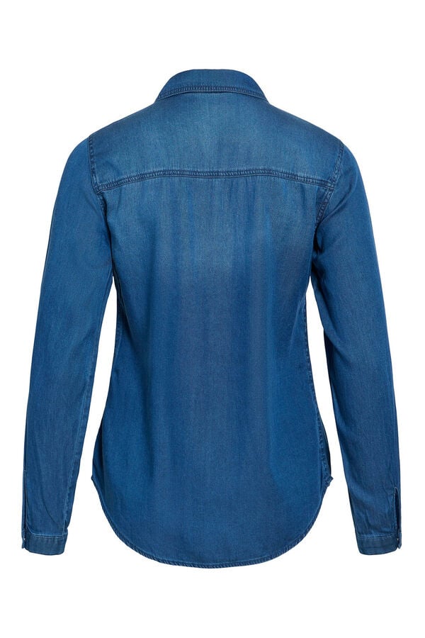 Vila Camisa vaquera manga larga Azul