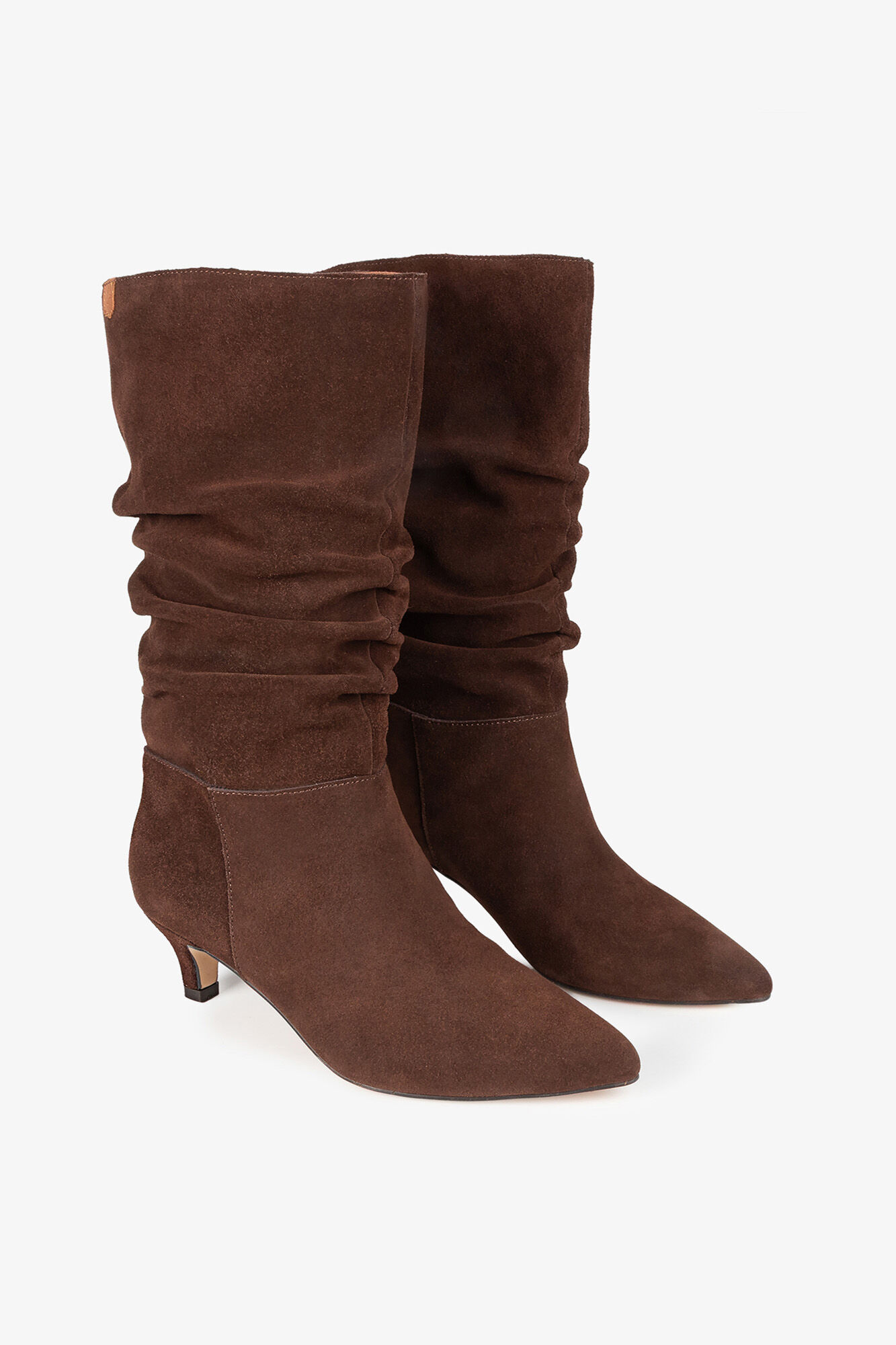 Popa Botas feminina de camur&ccedil;a Nirvana