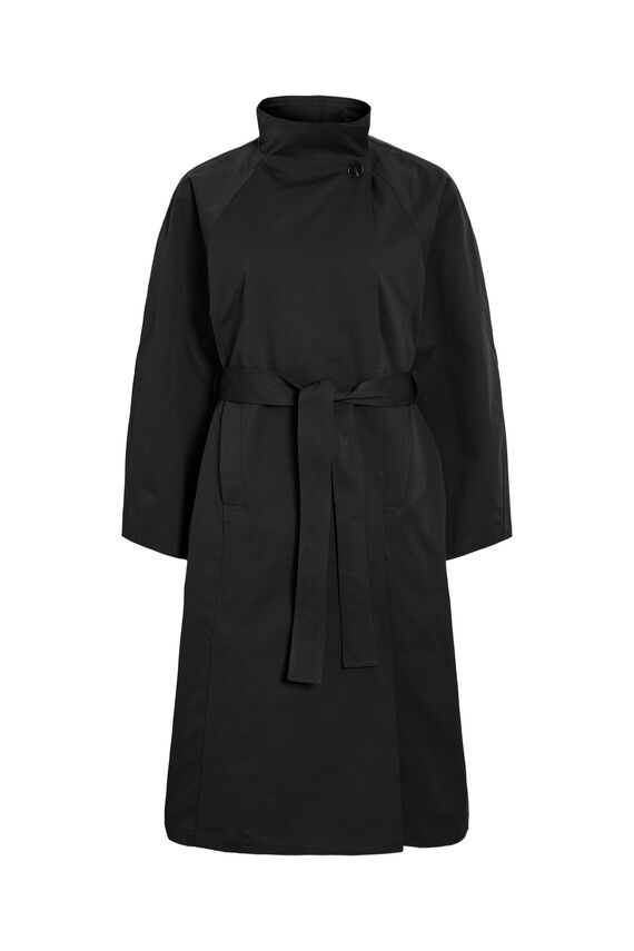 Gabardina con cinturón