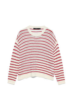 Vero Moda Jersey de punto calado de manga larga