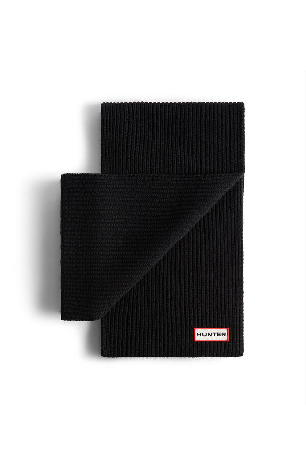 Hunter Conjunto gorro y bufanda Black