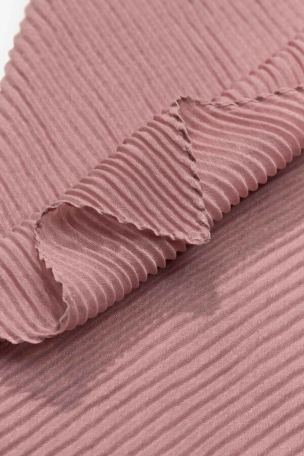 Vilanova Pa&ntilde;uelo Rectangular Plisado Rosa