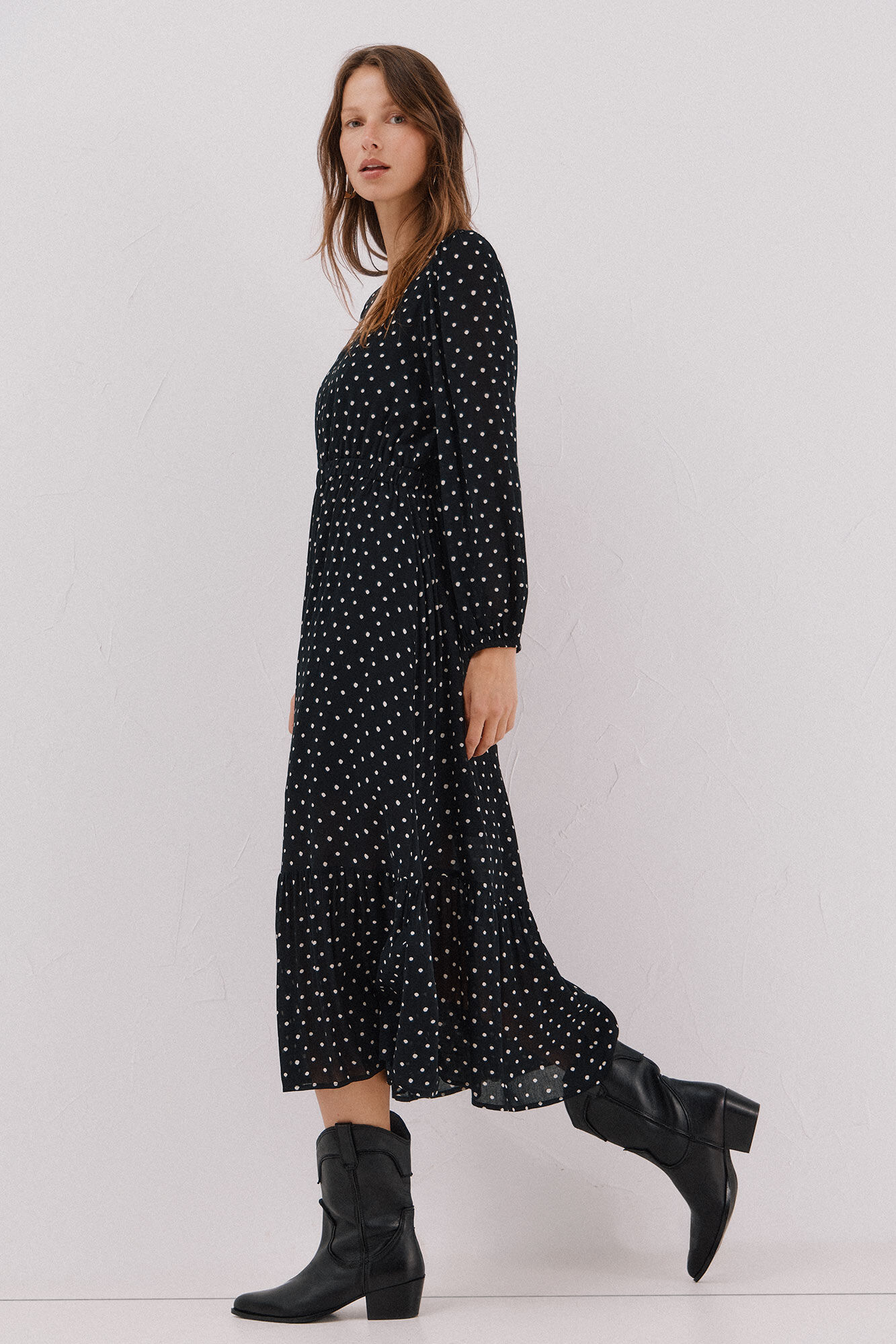 Cortefiel Vestido estampado