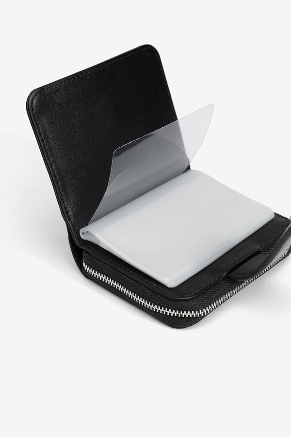 Vilanova Monedero Peque&ntilde;o de Nylon Negro