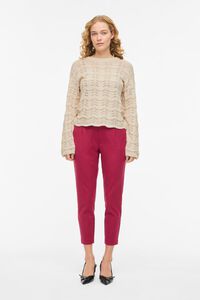 Vila Camisola de malha pointelle em algod&atilde;o org&acirc;nico