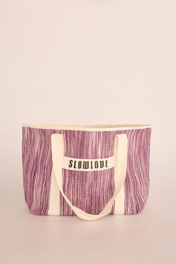 Slowlove Bolsa tejido Purple