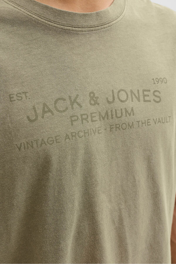 Jack & Jones Camiseta lavada logo Verde