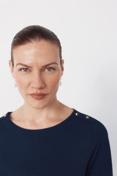 Cortefiel Camiseta b&aacute;sica escote barco