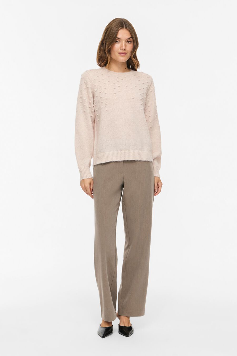 Jersey de punto con textura bobble