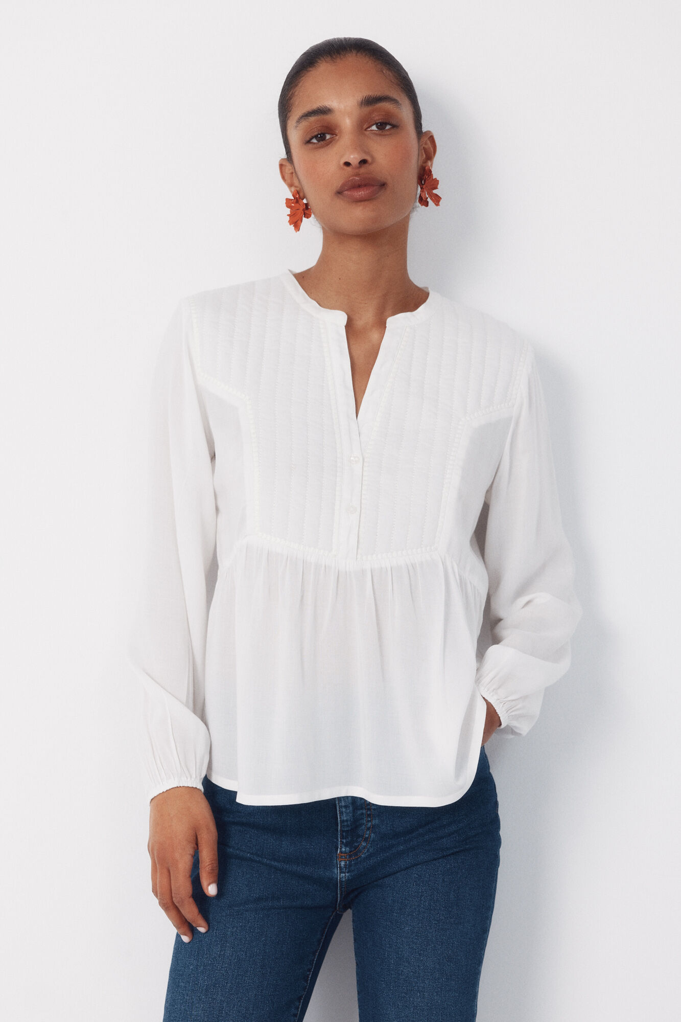 Cortefiel Blusa mao acolchada