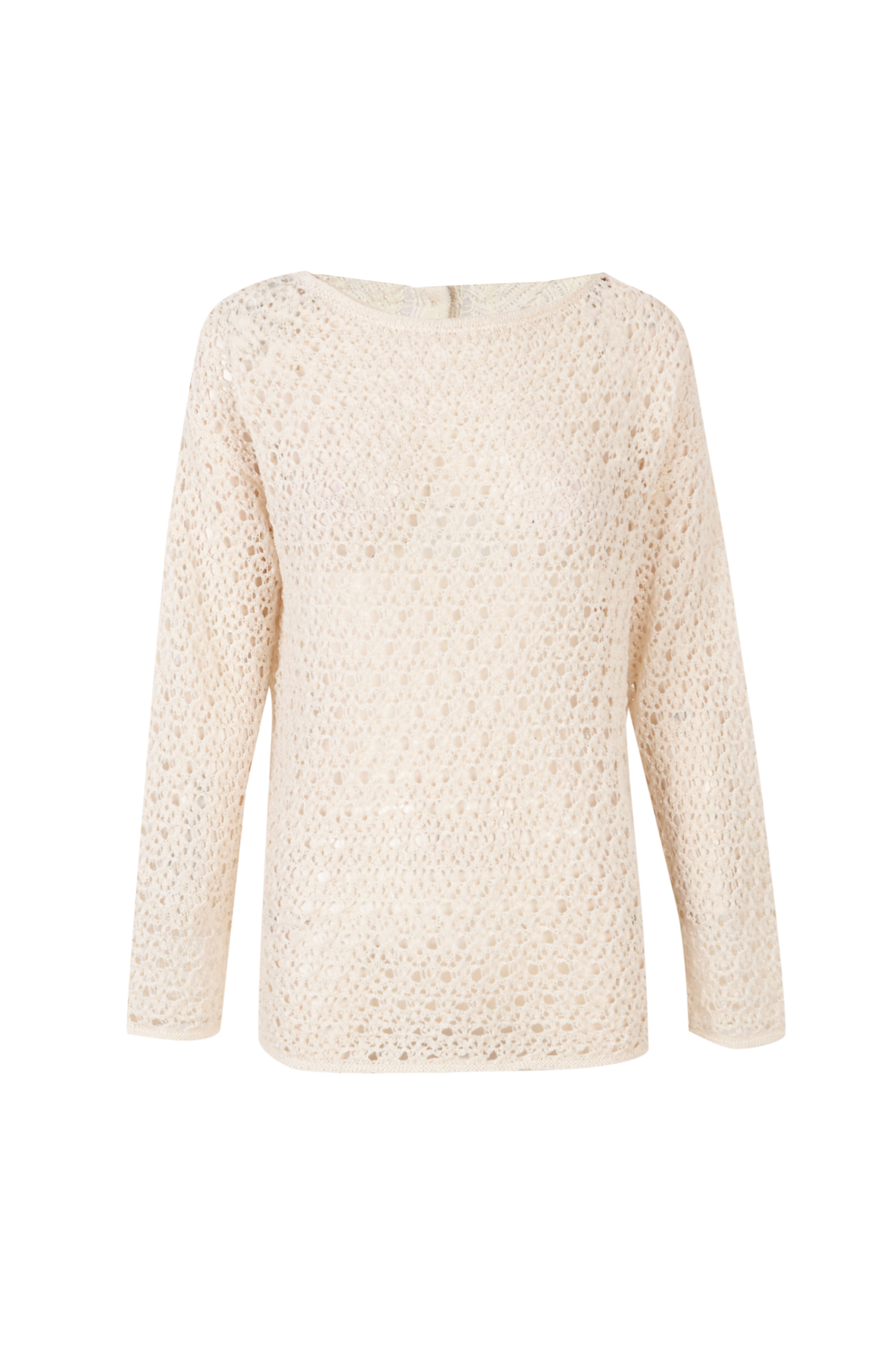 Slowlove Camisola de malha rendada