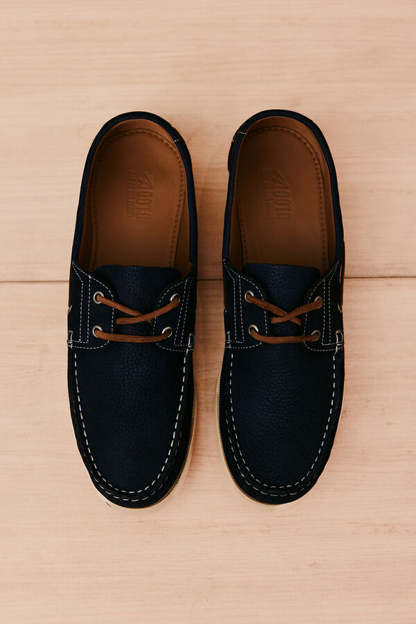 OOTO N&aacute;utico de pele Azul