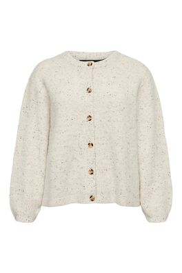 Chaqueta de punto jaspeado