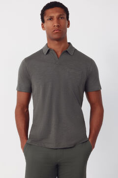 Cortefiel Polo liso slub