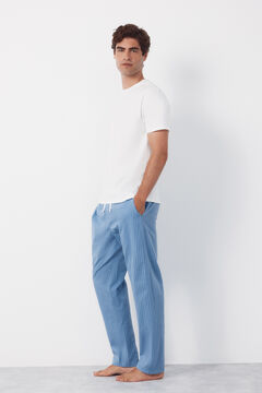 Cortefiel Set de pijama punto y tela