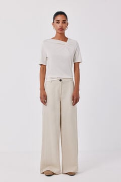 Cortefiel Pantal&oacute;n fluido ancho