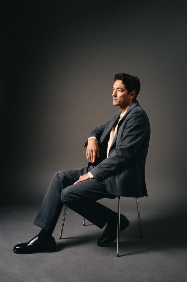 OOTO Coordinated chinos pants Navy