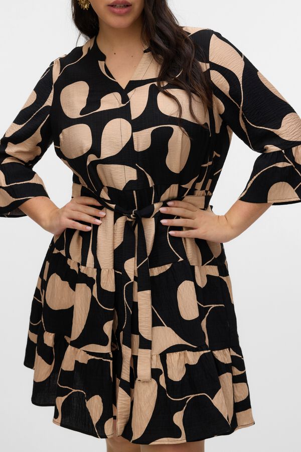 Vero Moda Curve Vestido corto talla grande Negro